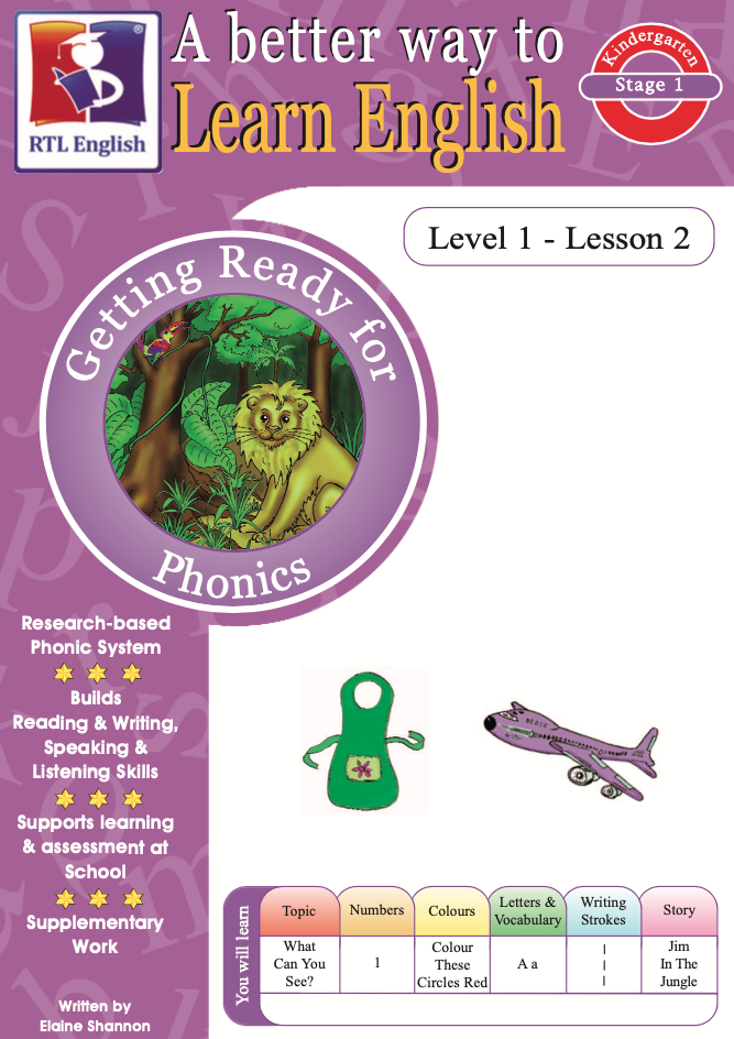 RTL English Level 1, Book 2 cover
