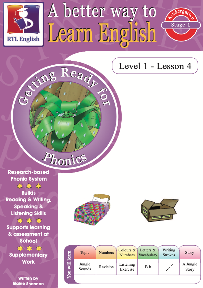RTL English Level 1, Book 4 cover