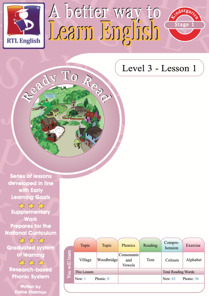 RTL English Level 3, Book 1 cover