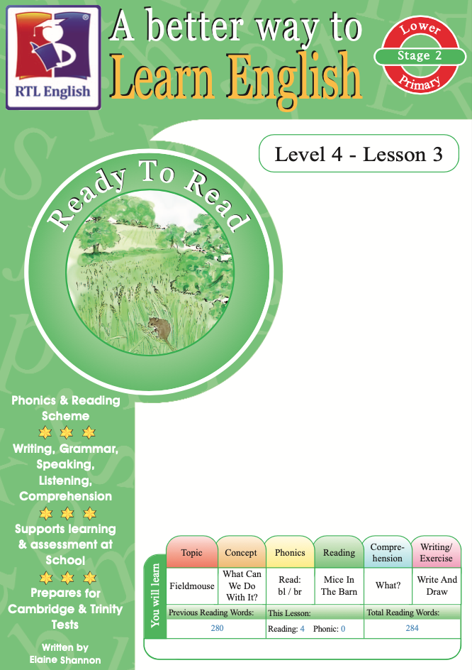 RTL English Level 4, Book 3 cover