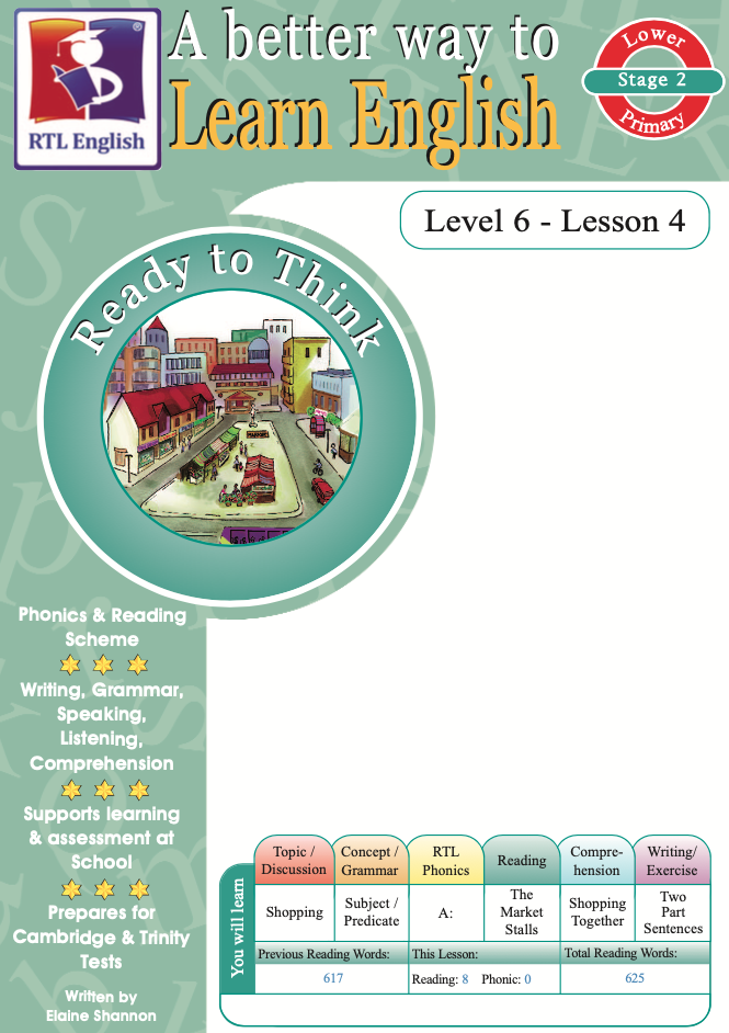 RTL English Level 6, Book 4 cover