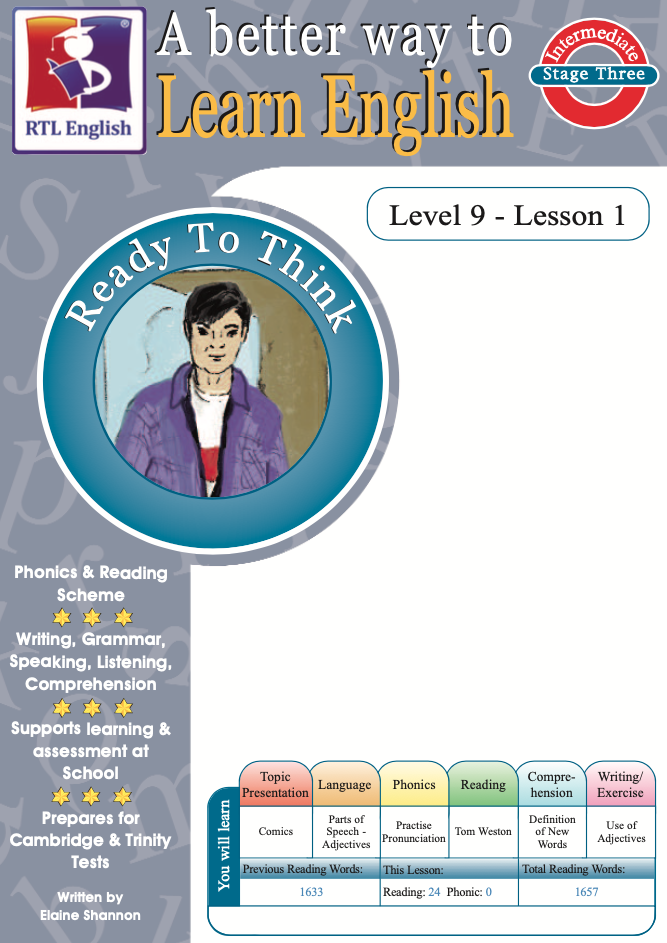 RTL English Level 9, Book 1 cover